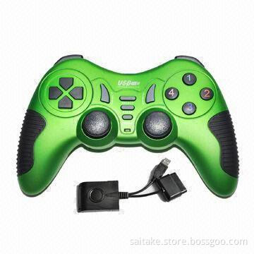 Wireless Gamepad for Sony PalyStation3 and PC, with Built-in Lithium Battery
